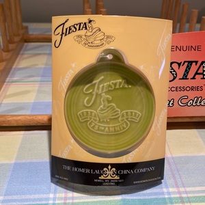 Fiestaware ornament in lemongrass color. New in package. Perfect condition